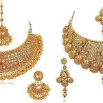 Efulgenz Indian Bollywood Traditional Crystal Pearl Wedding Choker Necklace Earrings Maang Tikka Jewelry Set